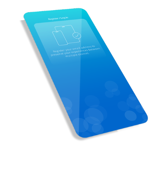 Iphone screen layer blue