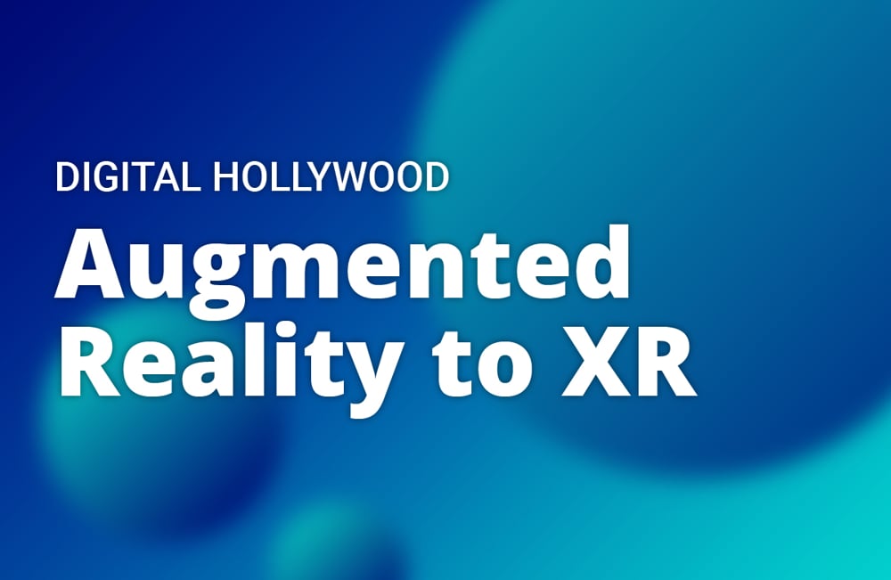 Augmented Reality to XR logo Panel AR to XR