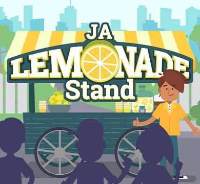 JA Lemonade Stand Game Card Title